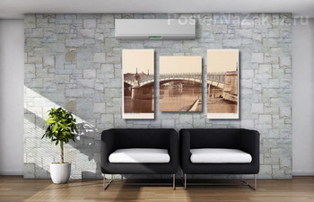 Модульная картина Лион, Рона Виадук