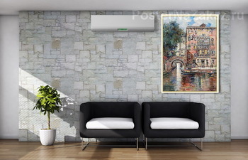 Модульная картина Гондолы и венецианский канал