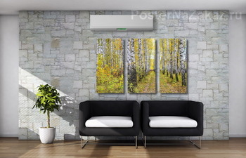 Модульная картина Золотая осень.