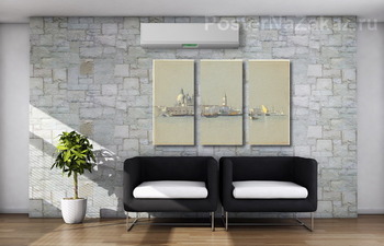 Модульная картина Вид на канал Джудекка к Салюте и колокольни Сан-Марко