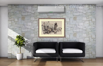 Модульная картина Офисная политика