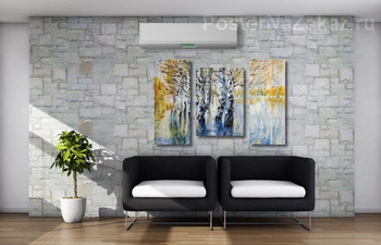 Модульная картина Весенняя вода