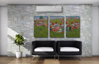 Модульная картина Последнее крупное паломничество на Святого Антония