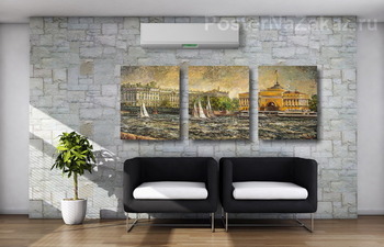 Модульная картина Раздолье