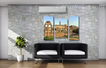 Модульная картина Вид на Форуме в Риме