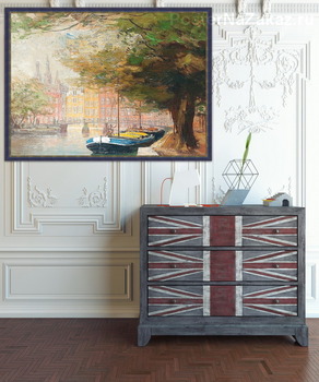 Модульная картина Амстердам