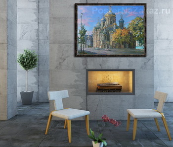 Модульная картина Подворье Оптиной Пустыни