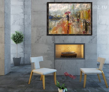 Модульная картина Прогулка по Английской набережной. Санкт-Петербург.