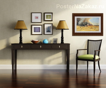 Модульная картина Слоны