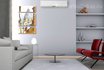 Модульная картина Старый город