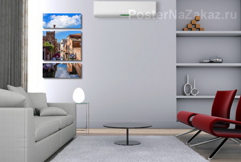 Модульная картина Солнечная Венеция