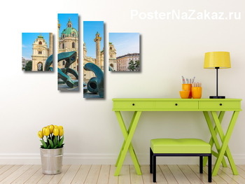 Модульная картина Карлскирхе