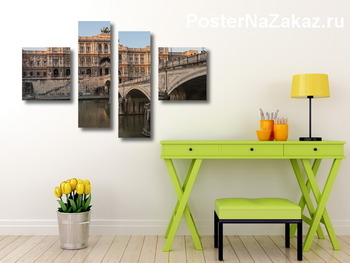 Модульная картина Римский пейзаж