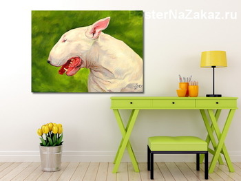 Модульная картина Бультерьер