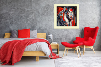 Модульная картина Алая песня