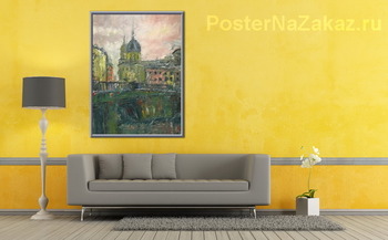 Модульная картина Перед дождем. Санкт-Петербург