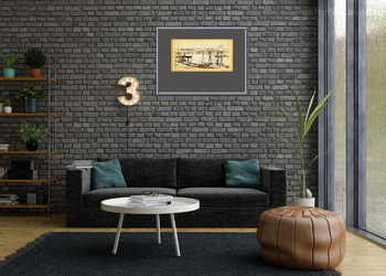 Модульная картина Нева,Санкт Петербург ,1890-1900