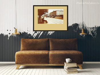 Модульная картина Невский проспект у Гостиного двора 1913  –  1914