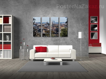 Модульная картина Римский пейзаж