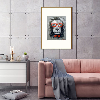 Модульная картина Модный Лев