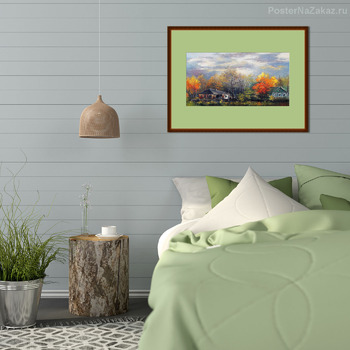 Модульная картина Забытый двор