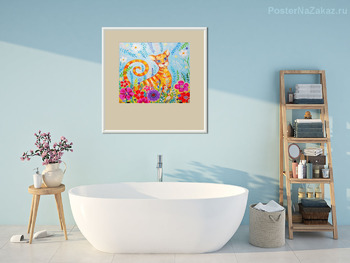 Модульная картина Котик