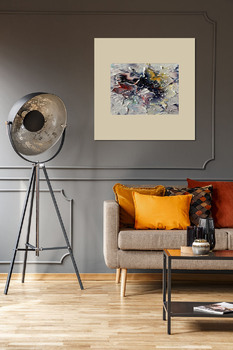 Модульная картина Цветочная композиция