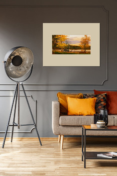 Модульная картина Утро в Корморане