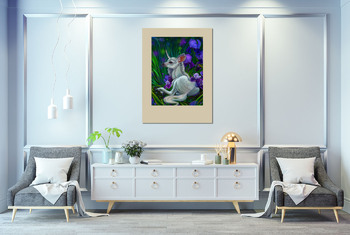 Модульная картина Единорог