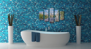 Модульная картина Вниз от Бауманской по Радио. Храм Вознесения на Гороховом поле