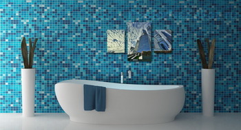 Модульная картина Небо в небоскребах7