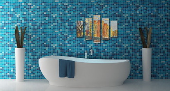 Модульная картина Эйфелева башня