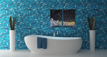 Модульная картина Ночные антенны