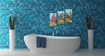 Модульная картина Скалистый Улуру