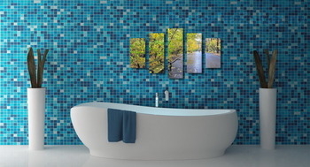 Модульная картина Парк у МГУ