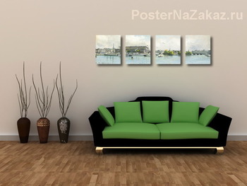 Модульная картина Стокгольм, 1891