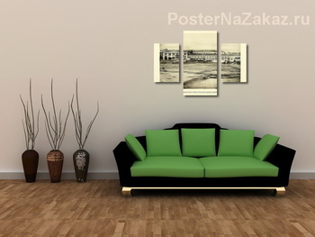 Модульная картина Лобное место, между Ильинкой и Варваркой