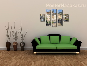 Модульная картина Прогулки по  Сан-Джованни-Бьянко