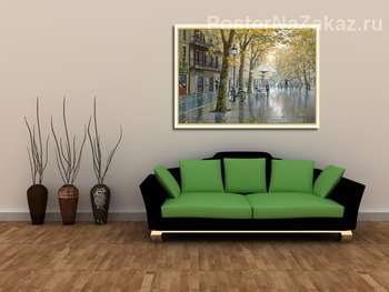 Модульная картина Парижские улочки 1