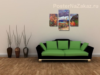 Модульная картина Наступила осень