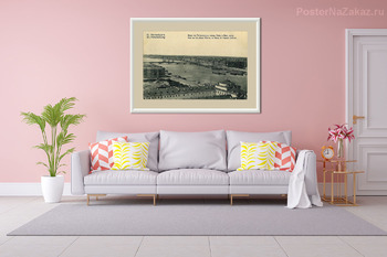 Модульная картина Вид на Петровскую площадь 