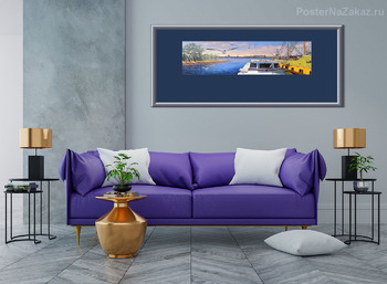 Модульная картина Город-порт Санкт-Петербург