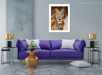 Модульная картина Лев — Астрологический автопортрет