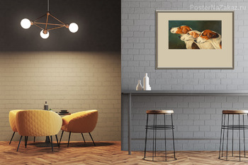 Модульная картина Три гончих