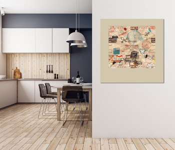 Модульная картина Ретро коллаж