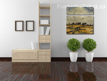 Модульная картина Осенний пейзаж