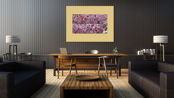 Модульная картина Ветки цветущей сакуры