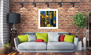 Модульная картина Чужие окна арт 47