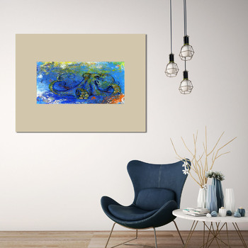 Модульная картина Осьминог