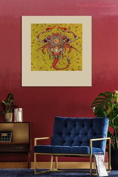 Модульная картина Скорпион